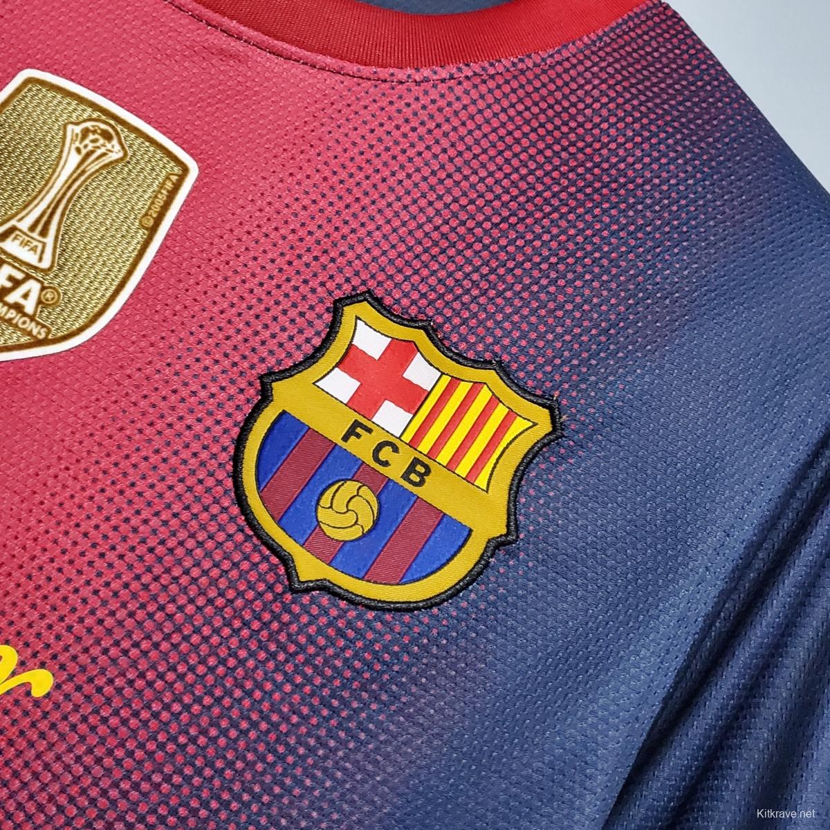 Retro Barcelona 12/13 home Soccer Jersey