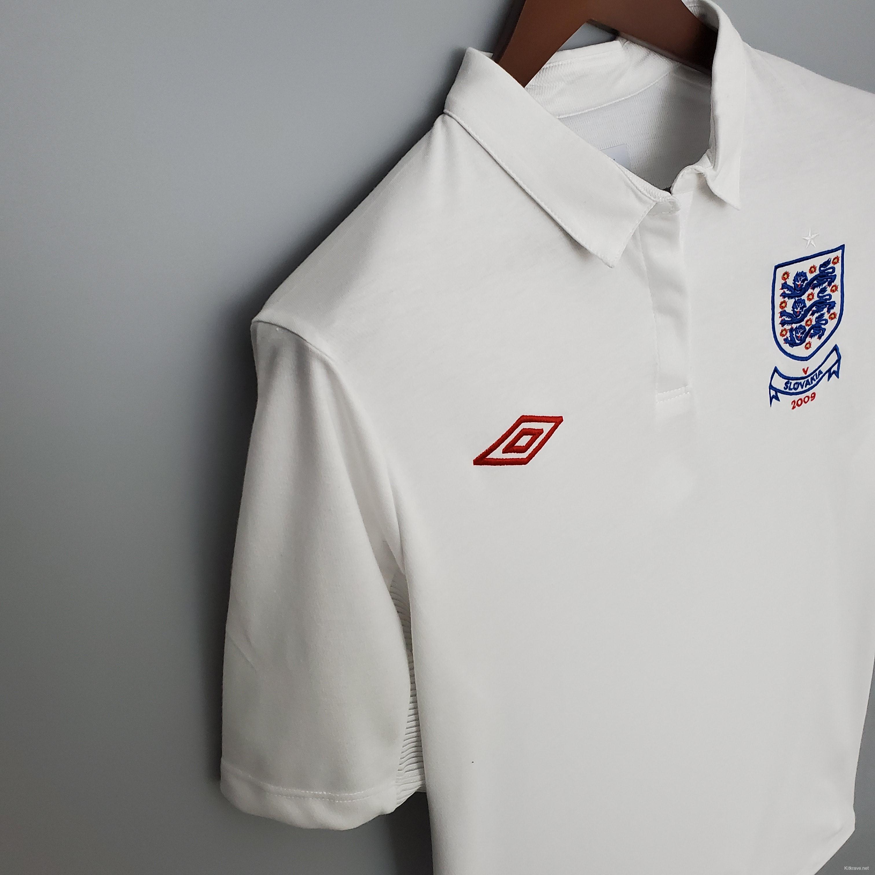 Retro 2010 England home Soccer Jersey