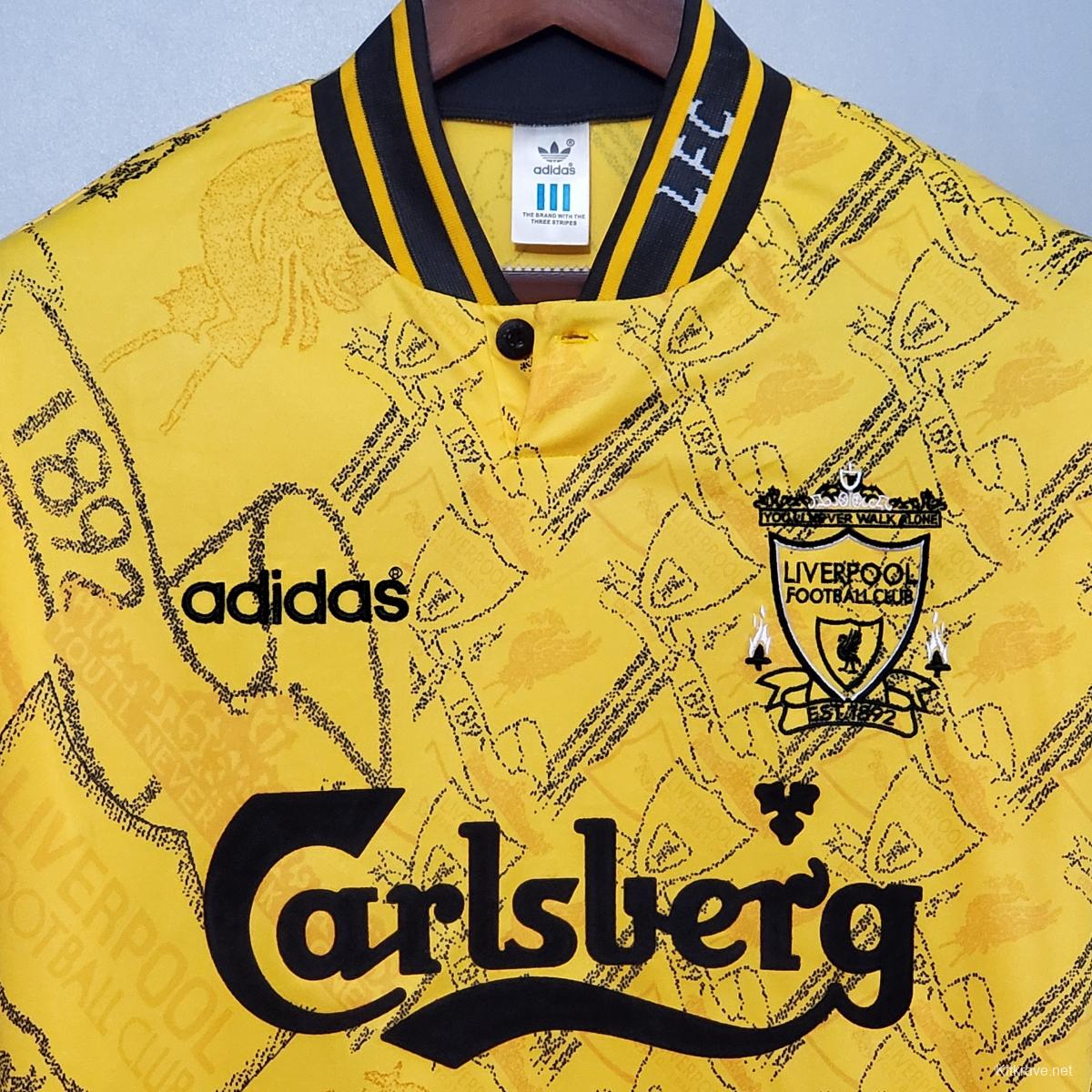 Retro 94/96 Liverpool third away Soccer Jersey