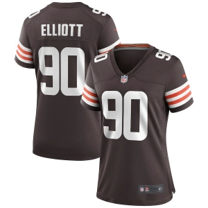 Women's Jordan Elliott Brown Player Limited Team Jersey