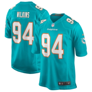 Men's Christian Wilkins Aqua Player Limited Team Jersey