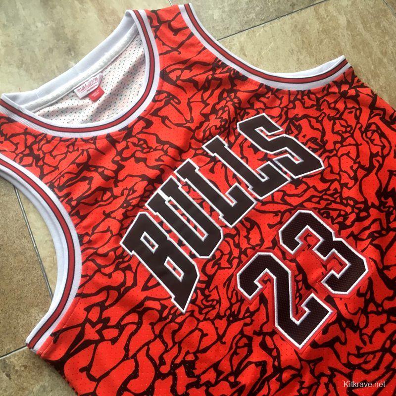 Men's Michael Jordan Red Retro Classic Team Jersey