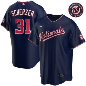 Youth Max Scherzer Navy Alternate 2020 Player Team Jersey