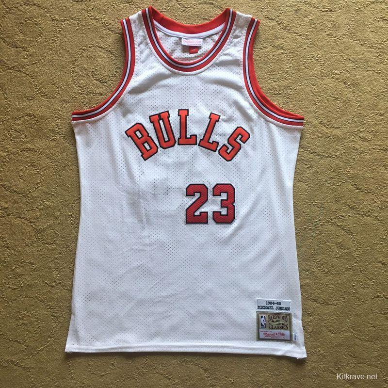 Men's Michael Jordan White Retro Classic Team Jersey