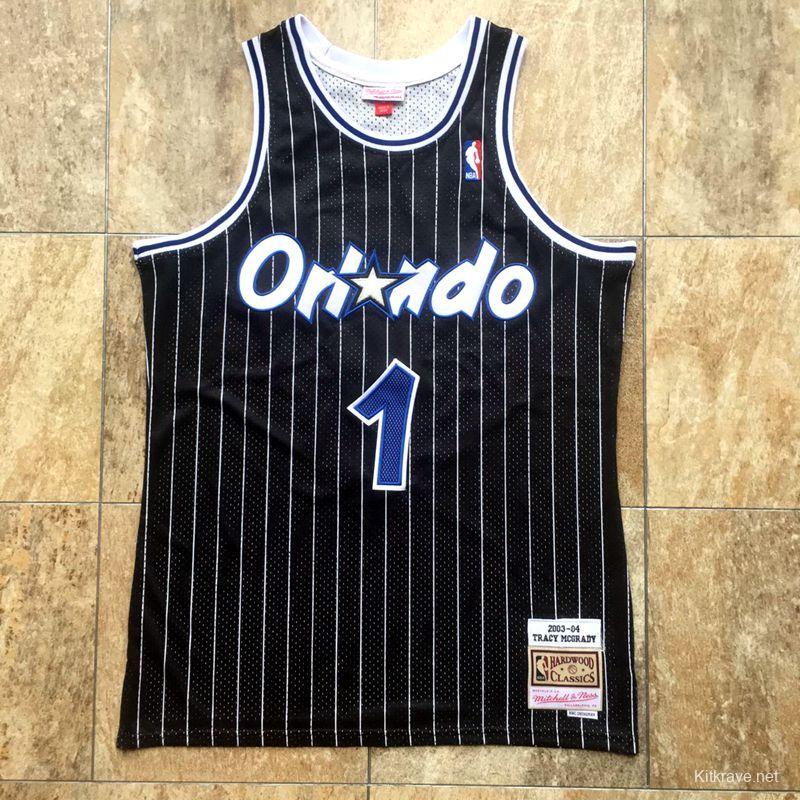 Men's Tracy McGrady Black Retro Classic Team Jersey