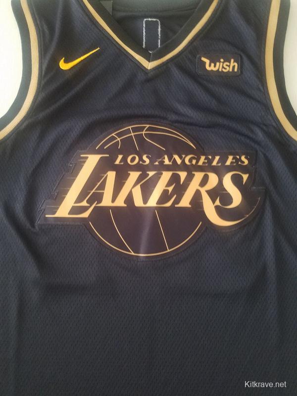 Kobe Bryant 24 Black Golden Edition Jersey