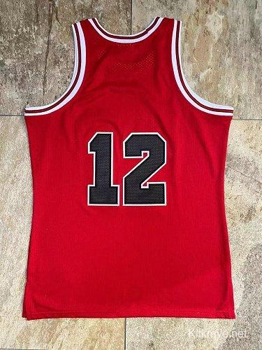 Men's Michael Jordan Red Retro Classic Team Jersey