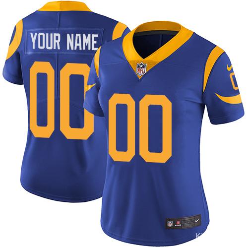 Women's Royal Alternate Custom Game Team Jersey