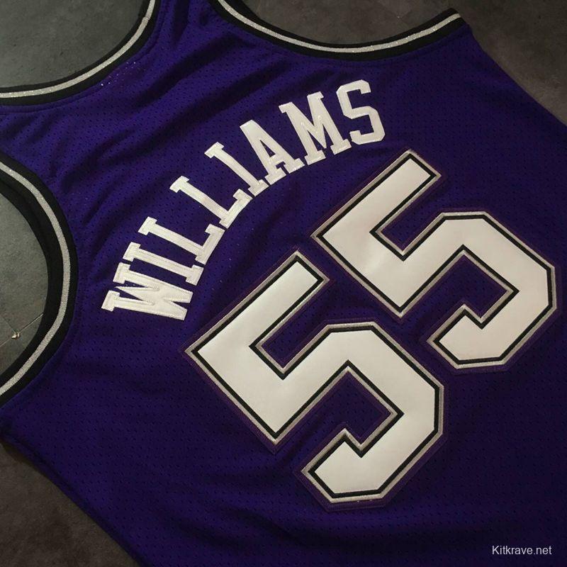 Men's Jason Williams Purple Retro Classic Team Jersey