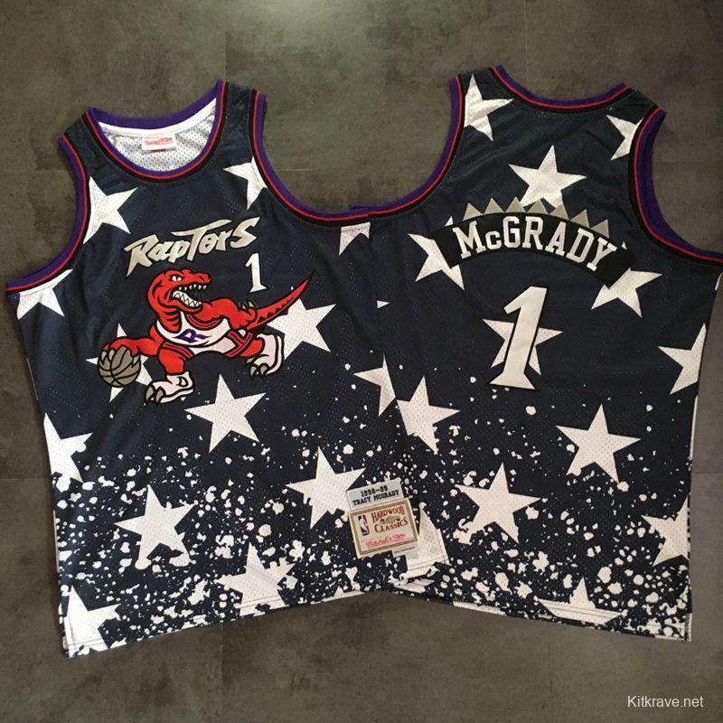 Men's Tracy McGrady Black Retro Classic Team Jersey