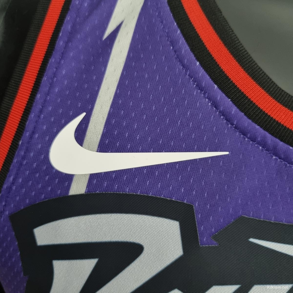 Toronto Raptors VANVLEET#23 Purple NBA Jersey