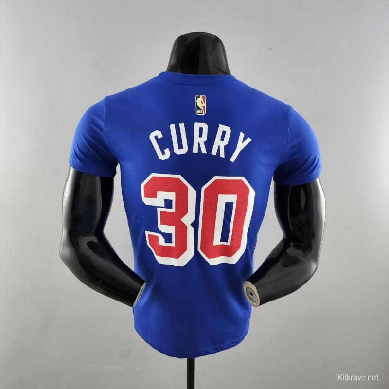 Golden State Warriors #30 Stephen Curry Blue #K000171