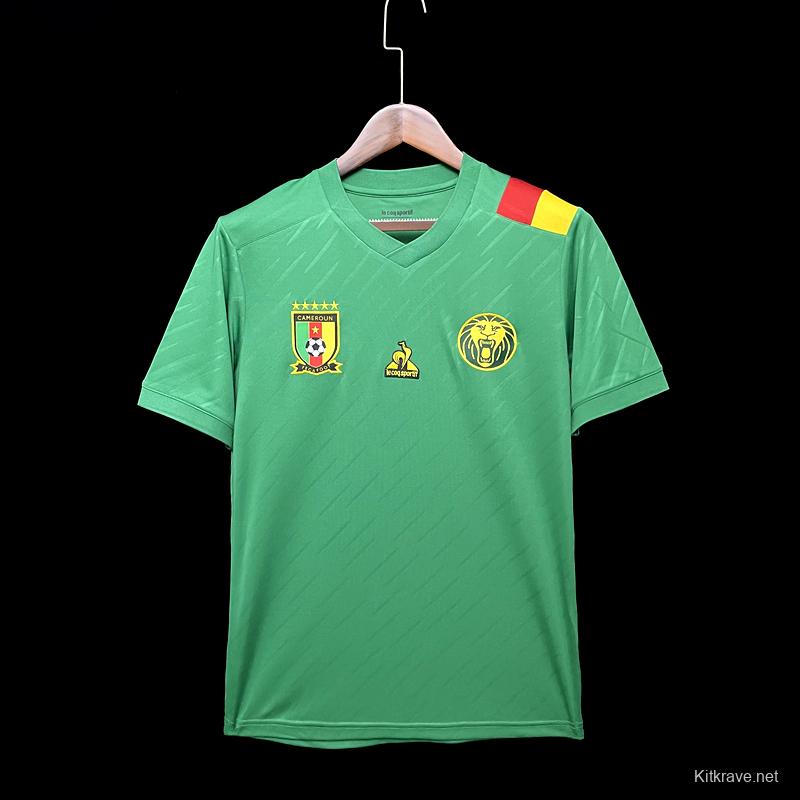 2022 Cameroon Home  Soccer Jersey