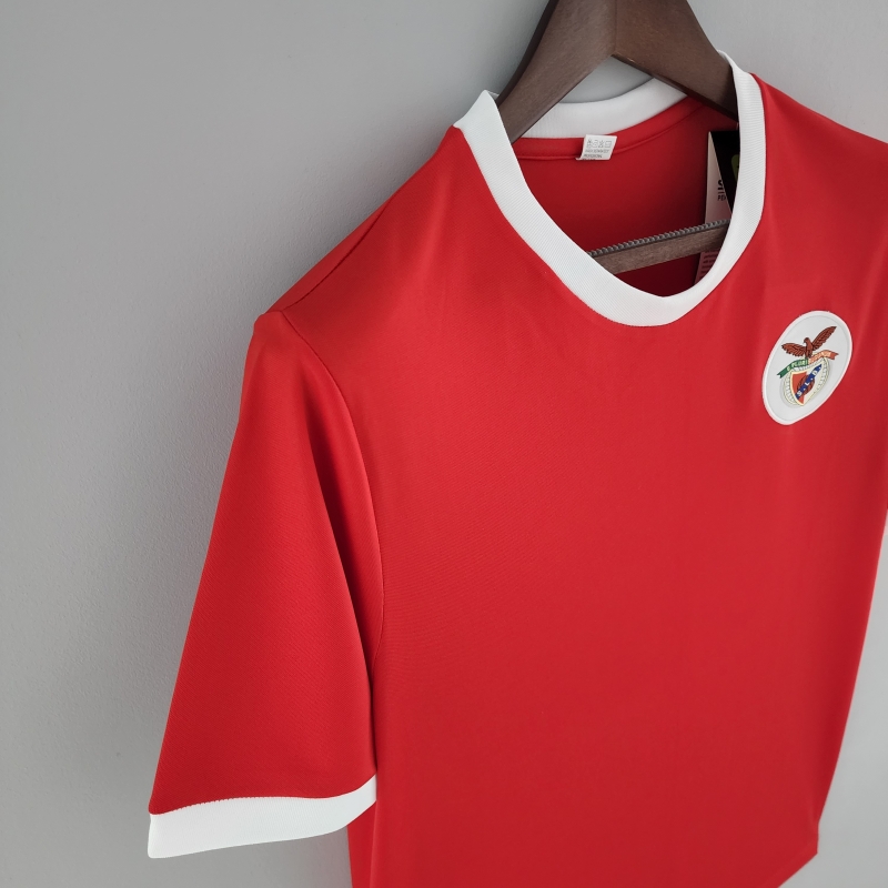 Retro 73/74 Benfica Home Soccer Jersey
