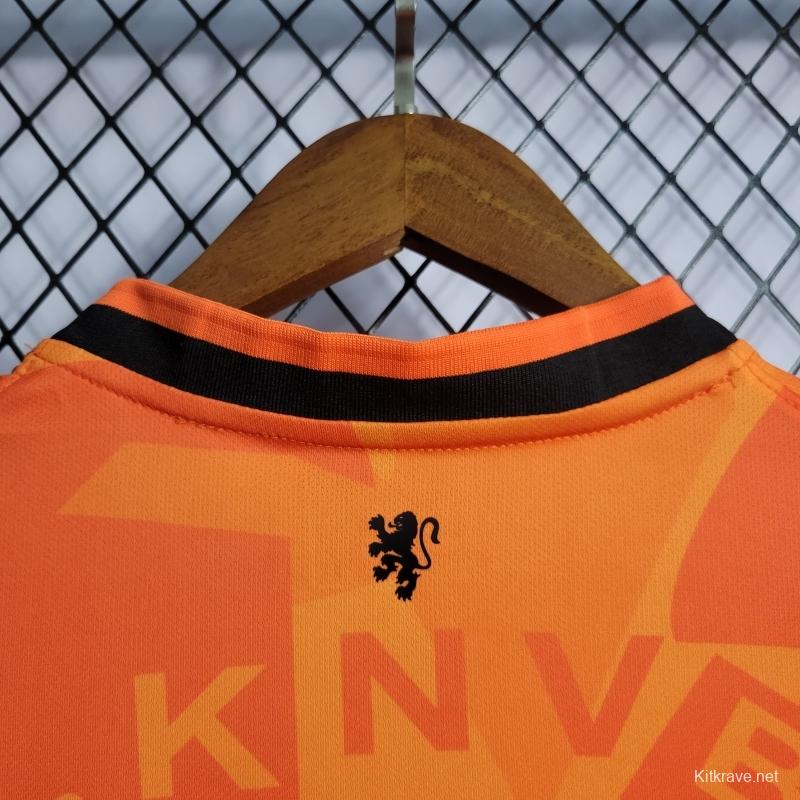 2022 Netherlands Training Orange Jersey