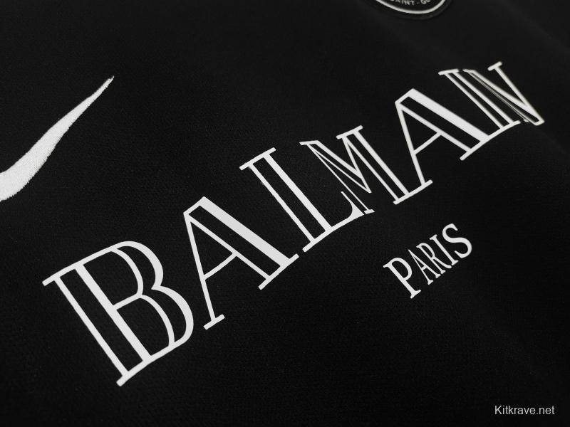 Retro 2020 PSGx Balmain Black Jersey