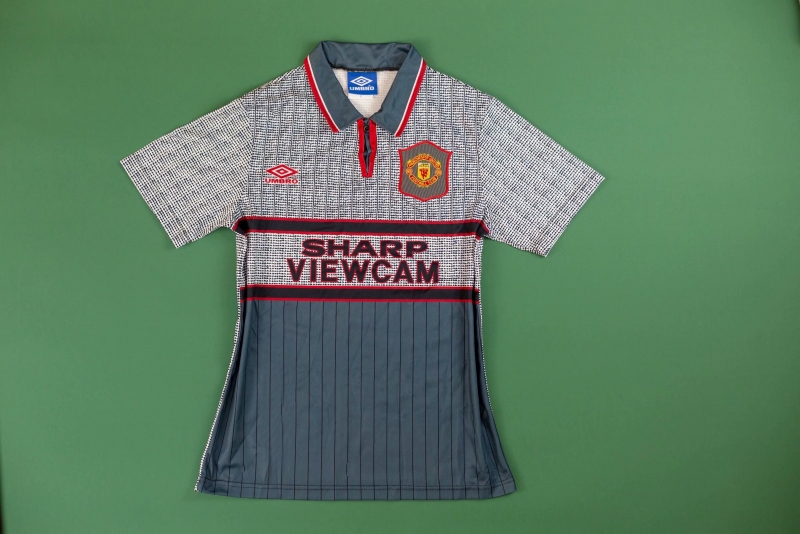 Retro 95/96 Manchester United Third Soccer Jersey