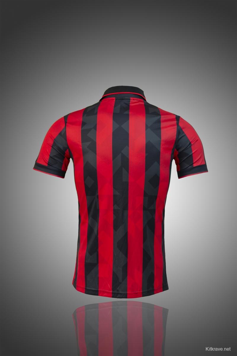 RETRO 92/94 AC Milan Home Soccer Jersey