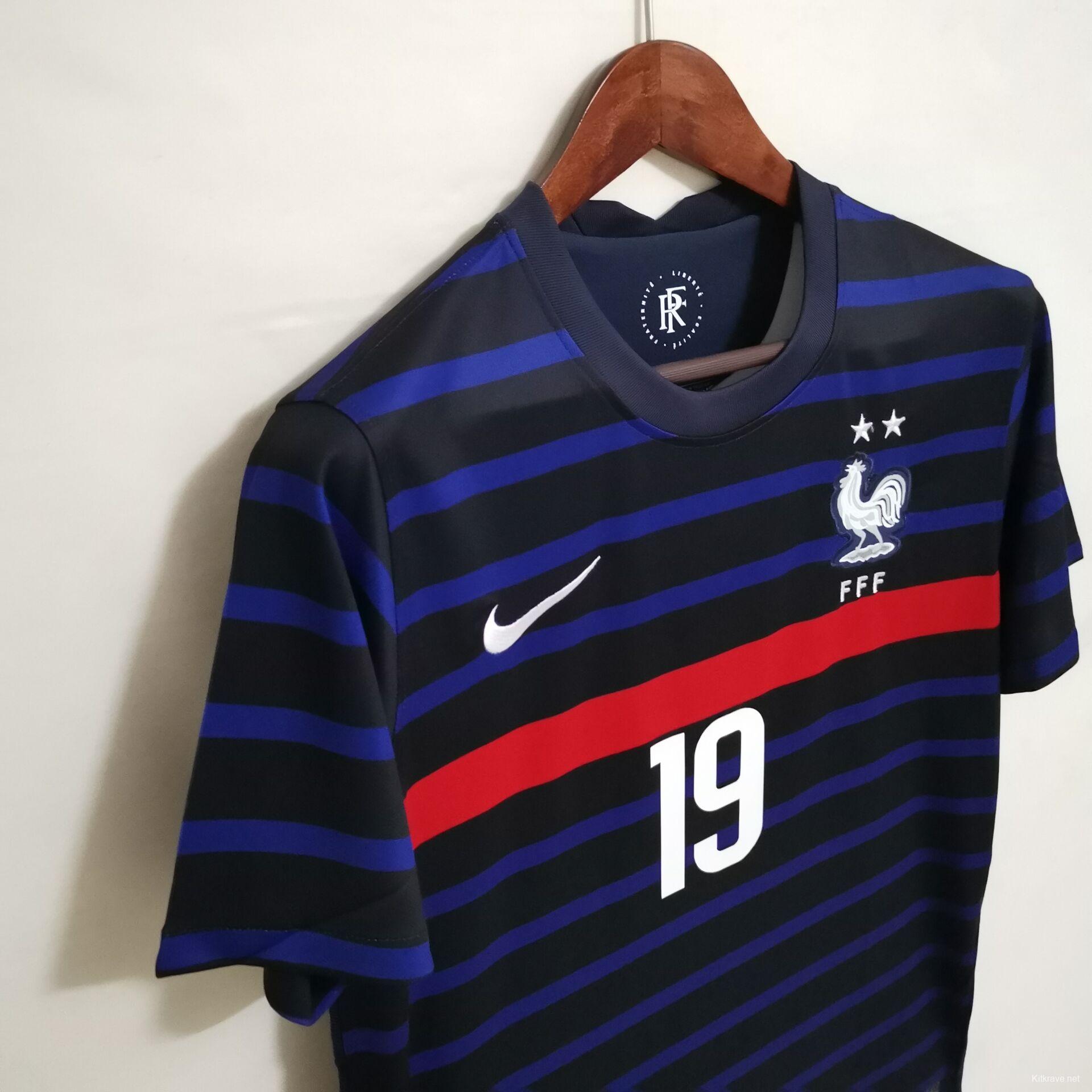 Retro 2020 France Benzema Jersey