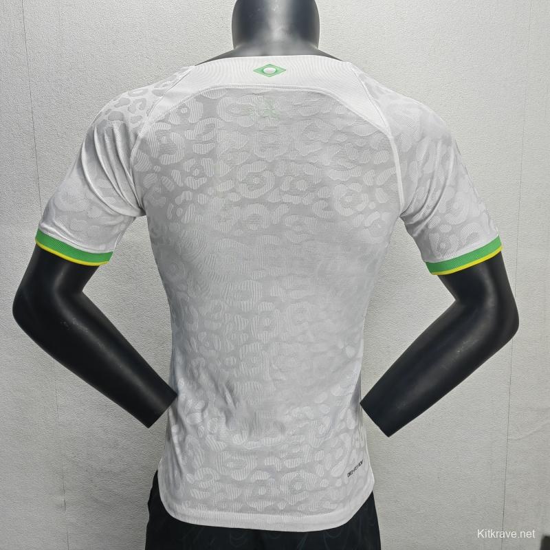 Player Version 2022 Brazil White Jersey Special Version