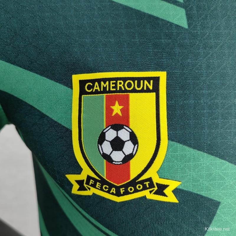 Player Version 2022 Cameroon Home Green Jersey