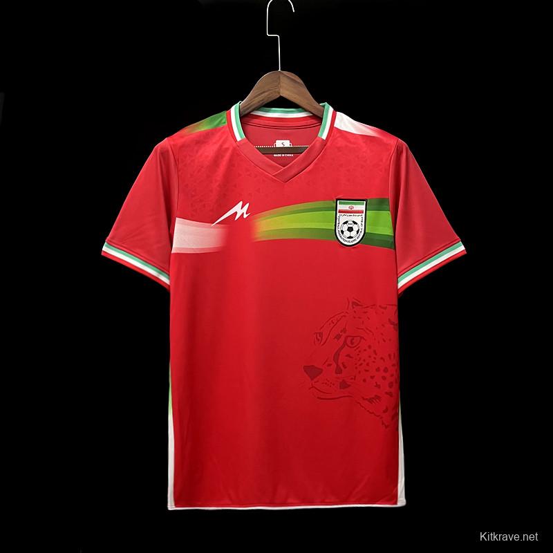 2022 Iran Away Red Jersey