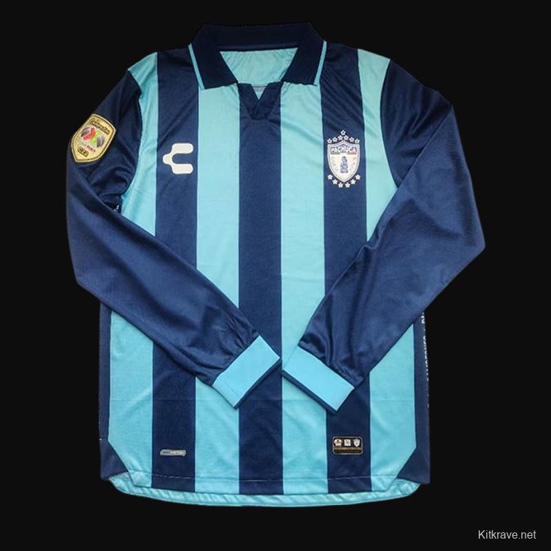 23/24 Pachuca Blue Long Sleeve Commemorative Edition Jersey