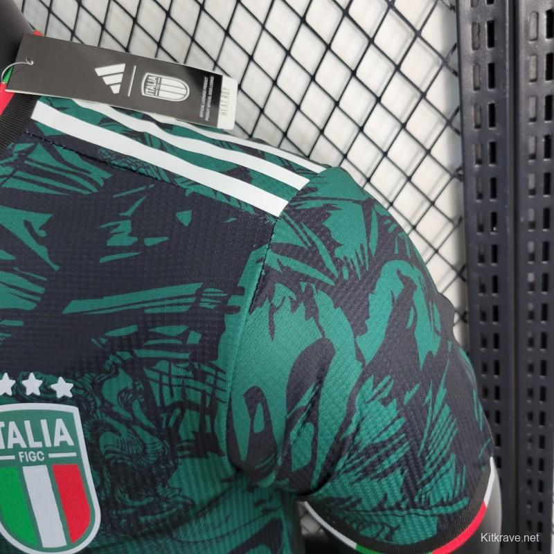 Player Version 2023 Italy Special Edition Green Jersey