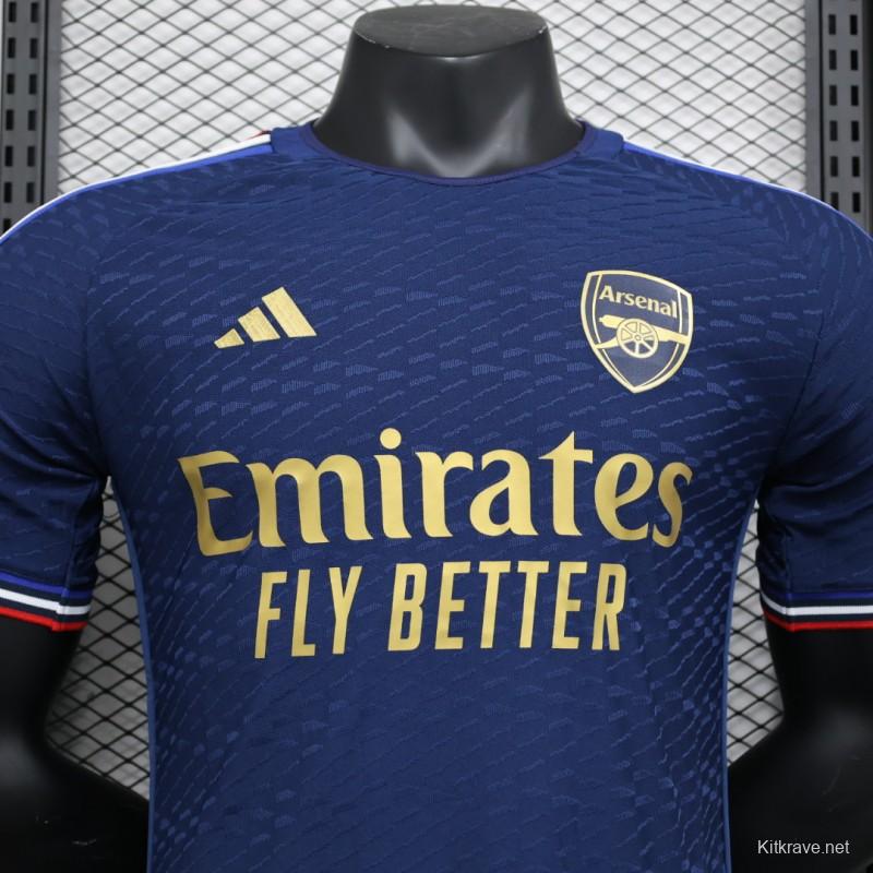 Player Version 23/24 Arsenal Away Navy Jersey