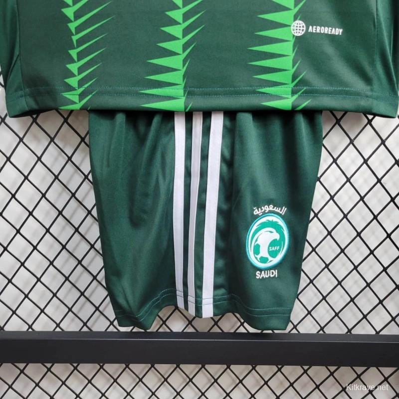 2024 Kids Saudi Arabia Home Jersey