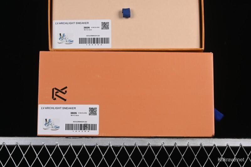 Louis Vuitton Archlight Sneakers with Wave-shaped Sole and Oversized Tongue - MBJ0