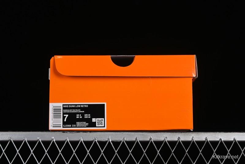 Nike SB Dunk Low LV Collaboration Anniversary Customized Sneakers in Off-White Black Swoosh Triple Floral - SJ2068-235