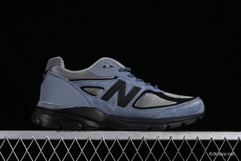 New Balance 990 Series Premium USA-Made Retro Running Shoes with Carbon Midsole - U990BB4
