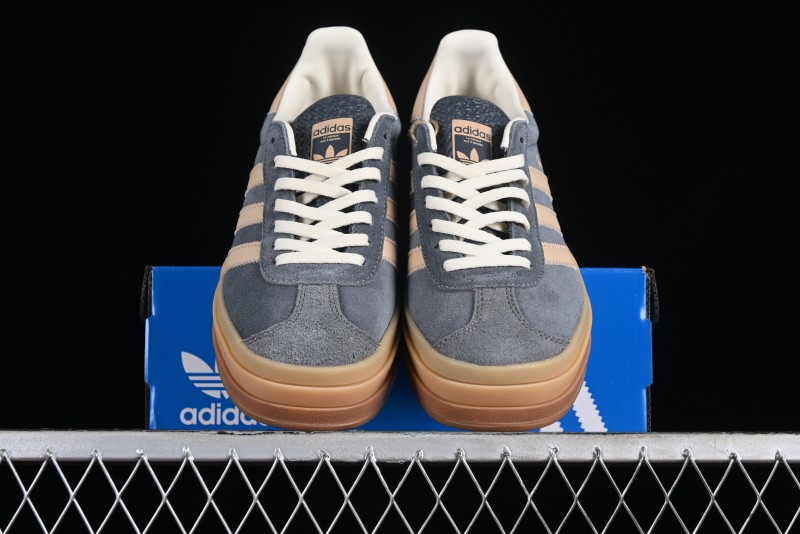 Adidas Originals Gazelle Bold IE0428 Low-Top Sneakers with Thick Sole for Casual Wear Anti-Slip and Durable - IE0428