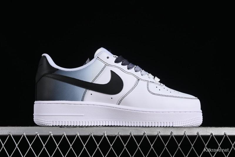 Nike Air Force 1 '07 Low Custom Anime Theme Gradient Brown Swoosh Casual Sneakers - FN0366-103