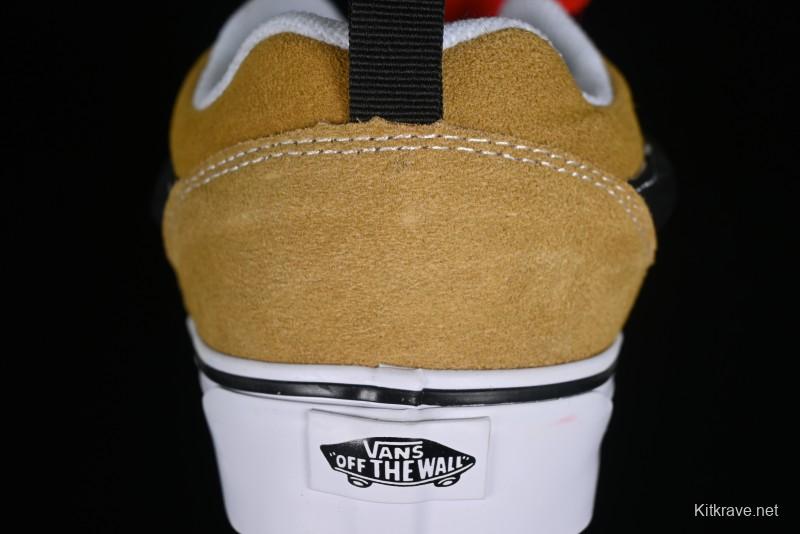 Vans Classics Knu Skool Retro Skate Shoes with Thick Tongue and Oversized Toe - VN0009QC5QJ1