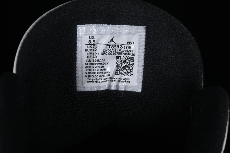 Nike Air Jordan 3 Retro Cement Grey Sneakers - CT8532-106