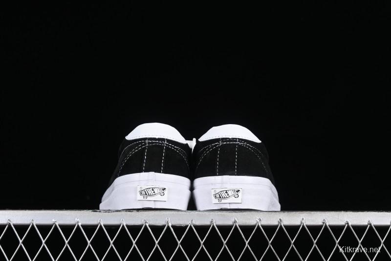 Vans Premium Sport 73 Classic Black & White Suede Low-Top Skate Shoes - VN000CR1BA2