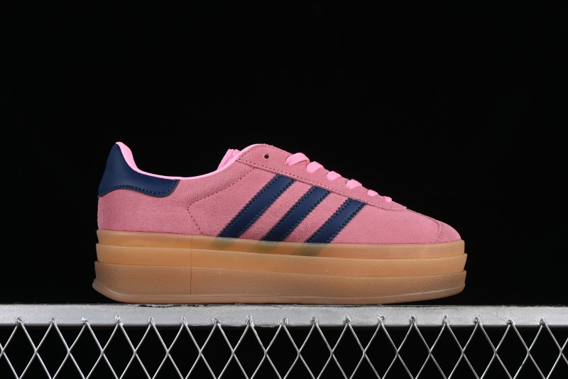Adidas Originals Gazelle Bold H06122 Low-Top Sneakers with Thick Sole for Casual Wear, Slip-Resistant and Durable