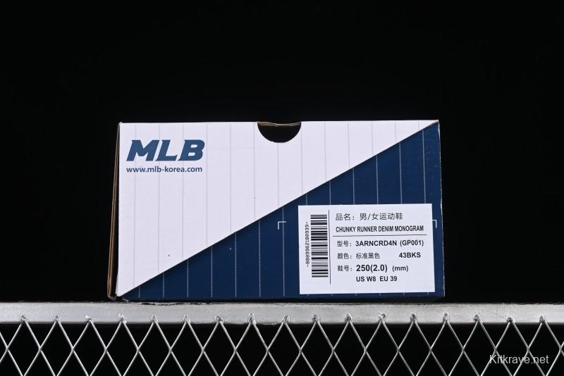 New York Yankees MLB Chunky Runner Basic Lightweight Casual Sneakers - 3ARNCRD4N43BKS