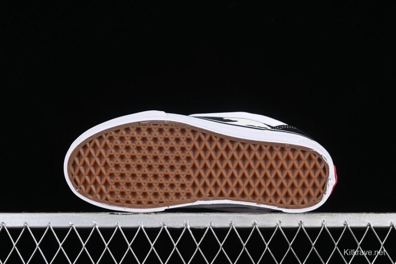 Vans Classics Knu Skool Cow Print Chunky Tongue Skate Shoes - VN0009QCB9P