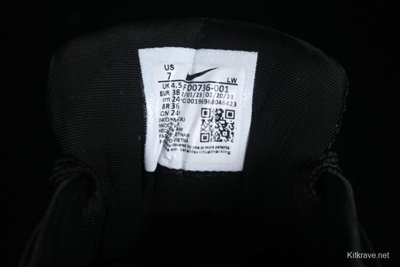 Nike V2K Runtekk 3XL Retro Low-Top Running Shoes with Shock Absorption and Anti-Slip Design - FD0736-001