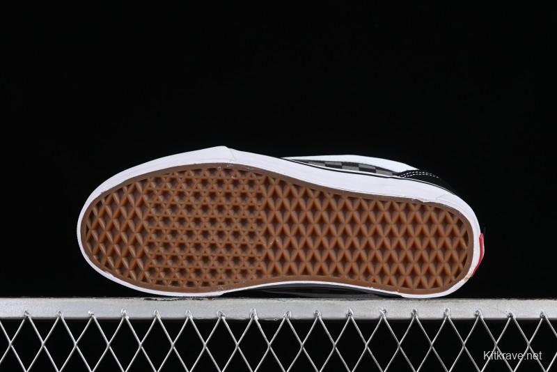 Vans Classics Knu Skool Retro Skate Shoes with Thick Tongue and Oversized Toe - VN0009QCB9P