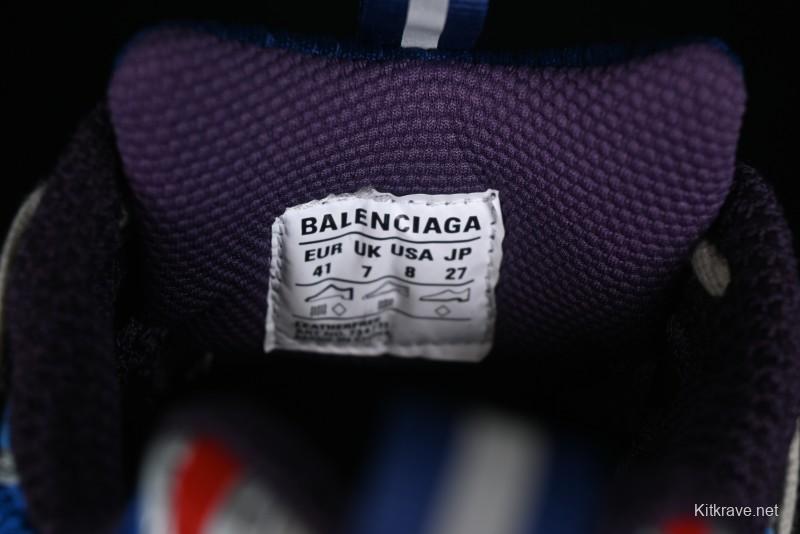 Balenciaga Phantom Sneaker 10th Generation Lace-Up Running Shoes with Transparent Heel Strap - W3XLL0525