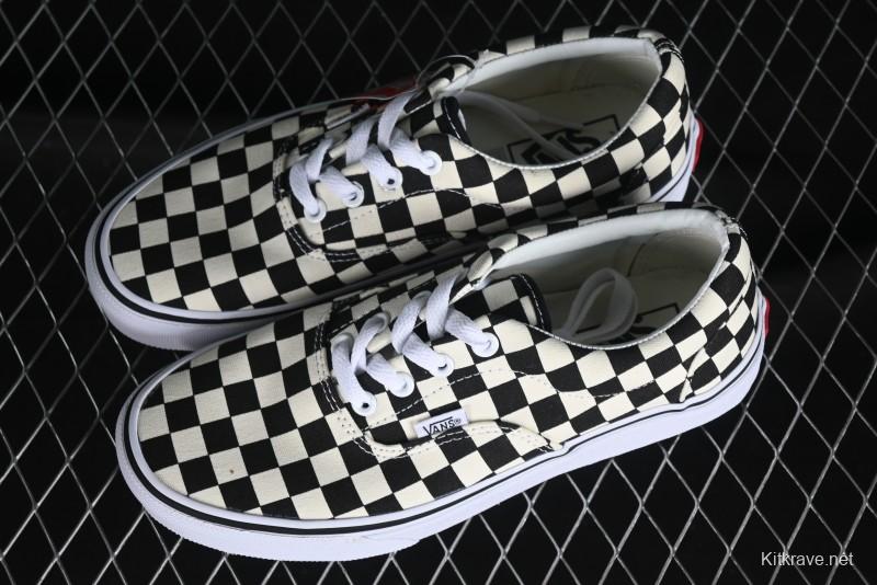 Vans Authentic Golden Coast Classic Checkerboard Slip-On Canvas Shoes - VN0A4BV4R6R