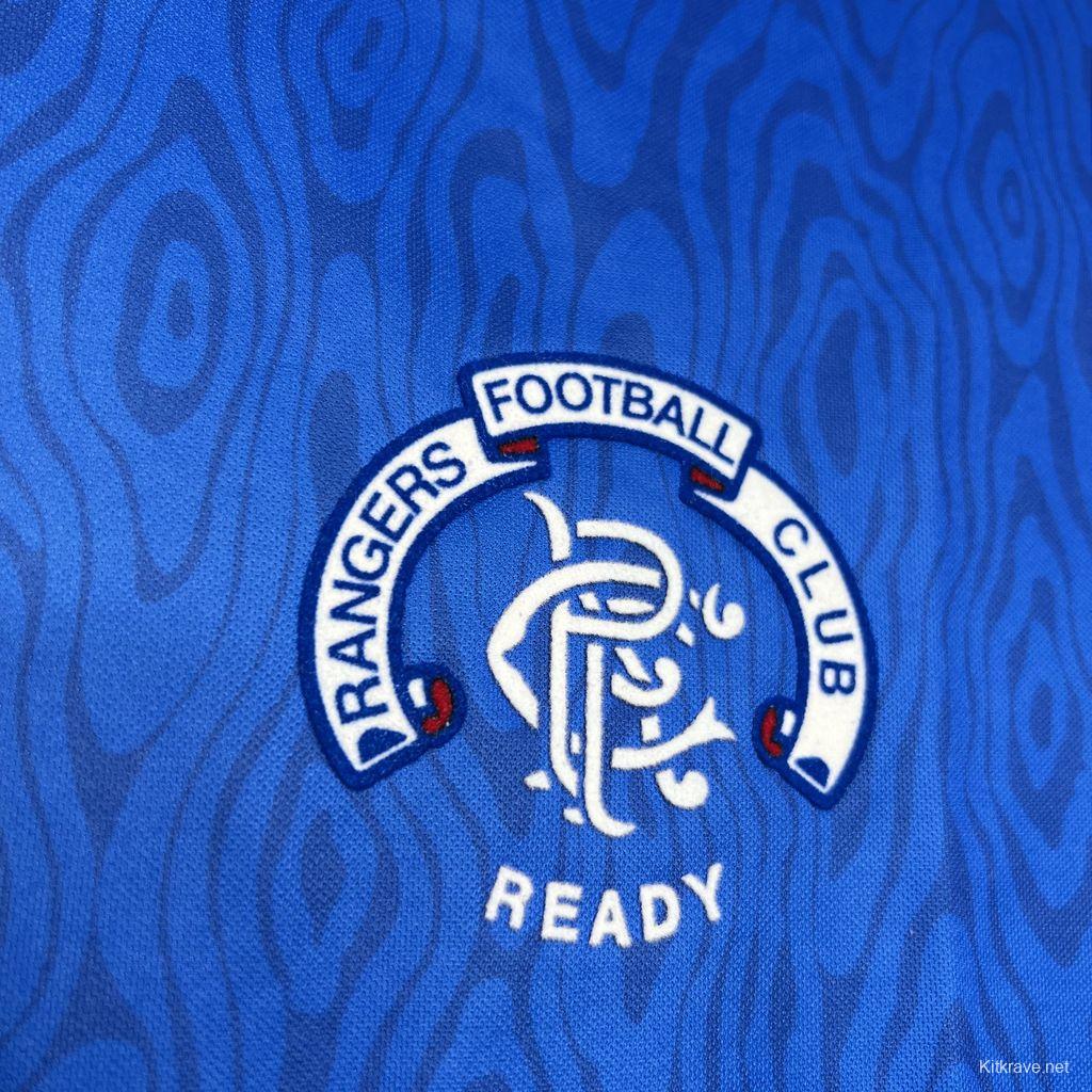 Retro 90/92 Glasgow Rangers Home Jersey