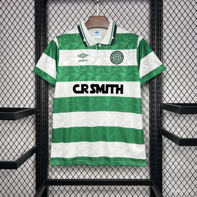 Retro 89/91 Celtic Home Jersey