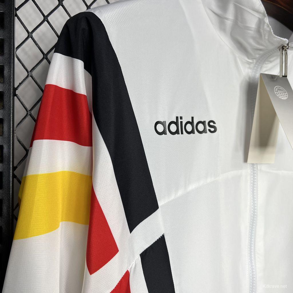 2024 Germany Euro White Windbreaker