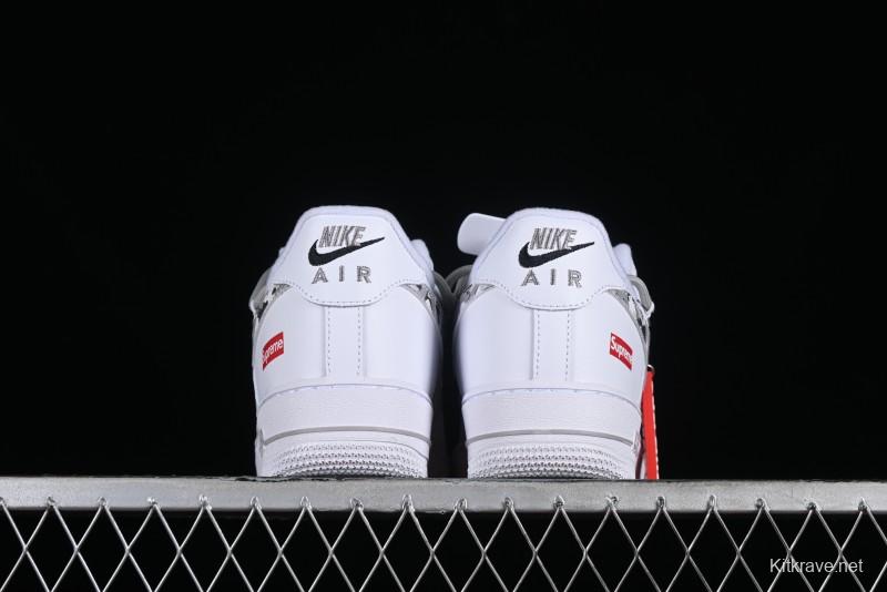 Nike Supreme x Air Force 1'07 Low "Box Logo" Camouflage Print Casual Sneakers - UP1658-595