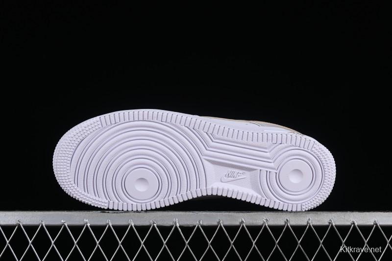 Nike Air Force 1 '07 Low Custom Official Hot-Sale Anime Theme Gradient Yellow Swoosh Casual Sneakers - FN0366-104